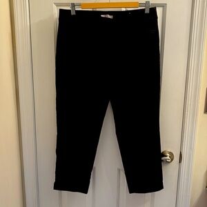 Loft Cropped Black Pants